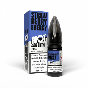 RIOT BAR EDITION - Strawberry MAXX Energy Nikotinsalzliquid - Riot Squd