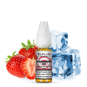 ELFBAR - ELFLIQ - Strawberry Ice - Nikotinsalz Liquid - 20 mg