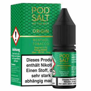 POD SALT - ORIGIN - Menthol Tobacco Nikotinsalzliquid - 11mg