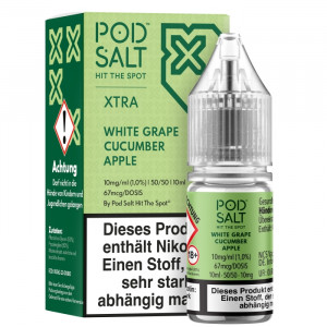 Pod Salt - XTRA - White Grape Cucumber Apple Nikotinsalzliquid