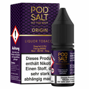 POD SALT - ORIGIN - Liqour Tobacco Nikotinsalzliquid - 11mg/ml