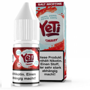 YETI - Cherry - Nikotinsalzliquid - 10ml - 20mg/ml