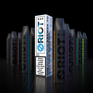 RiotBar 600 - 200er Pack Einweg-E-Zigarette 20mg - Riot Squad