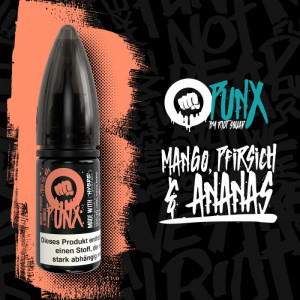 Riot Salt Punx Mango-Pfirsich-Ananas Nikotinsalzliquid - Riot Squad