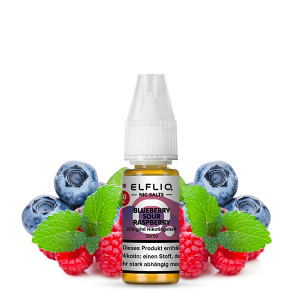 ELFBAR - ELFLIQ - Blueberry Sour Raspberry - Nikotinsalz Liquid - 20 mg
