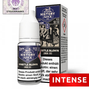 Whistle Blown (Pfirsich Maracuja) Nikotinsalzliquid - INTENSE HISTORY JUICE