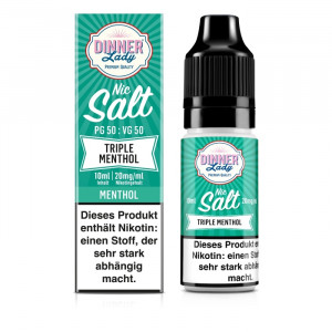 Triple Menthol Nikotinsalzliquid - Dinnerlady