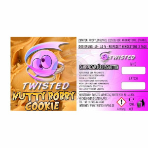 TWISTED Aroma NUTTY BOBBY COOKIE