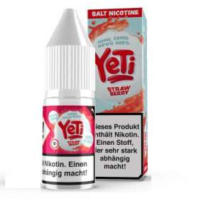 YETI - Strawberry - Nikotinsalzliquid - 10ml - 20mg/ml