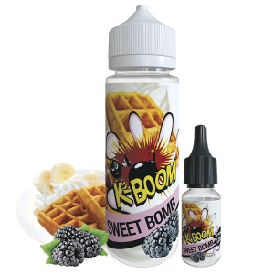 K-BOOM Special Edition SWEET BOMB Aroma 10ml plus 120ml-Leerflasche