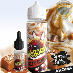 K-BOOM Special Edition SALTY BOMB Aroma 10ml plus 120ml-Leerflasche